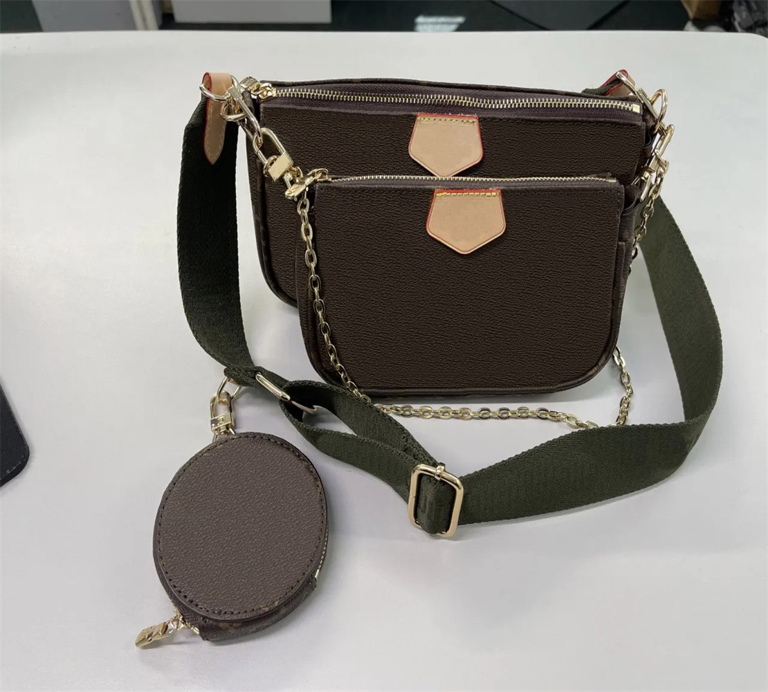 Fashion High quality Designer Bag Women Shoulder bags Multi Pochette Accessoires Genuine Leather Fashion Handbags Purses Flower Mini 3pcs 3 piece set Crossbody
Fashion High quality Designer Bag Women Shoulder bags Multi Pochette Accessoires Genuine Leather Fashion Handbags Purses Flower Mini 3pcs 3 piece set Crossbody