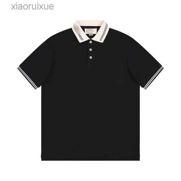 Men's Polos Summer polo shirt Polo neck short sleeve T-shirt Large men's clothing fashion label high-end business casual half collar 5F152
Men's Polos Summer polo shirt Polo neck short sleeve T-shirt Large men's clothing fashion label high-end business casual half collar 5F152