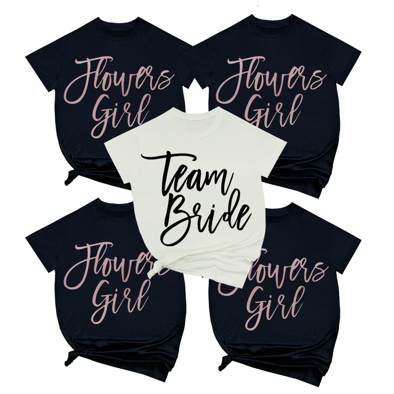 Womens TShirt Brides Team T Women Tshirts Mariee Hen Party Evjf for Bachelorette Girl Wedding Female 230411