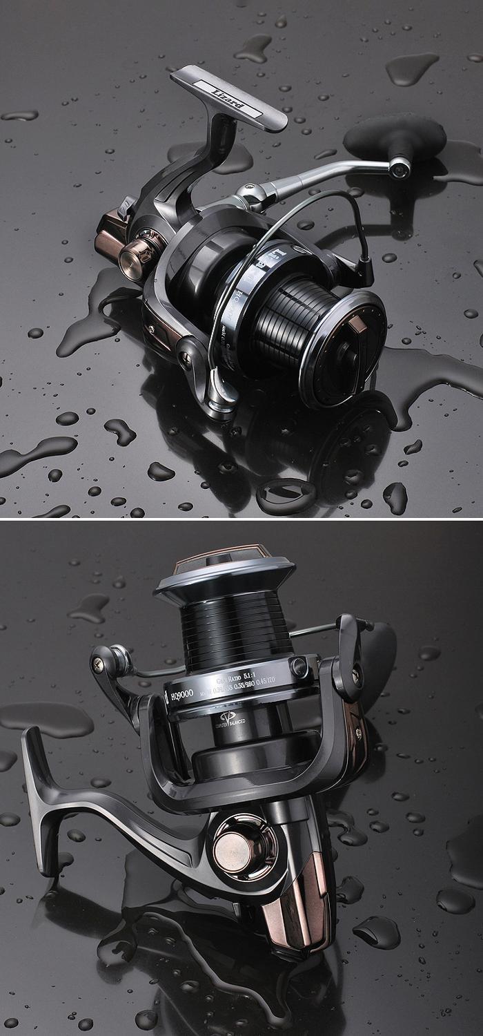 Spinning Reels Lizard9000 All-metal Wire Cup Long-distance Caster Spinning Wheel Fishing Reel HQ Baitcasting Reels S2535