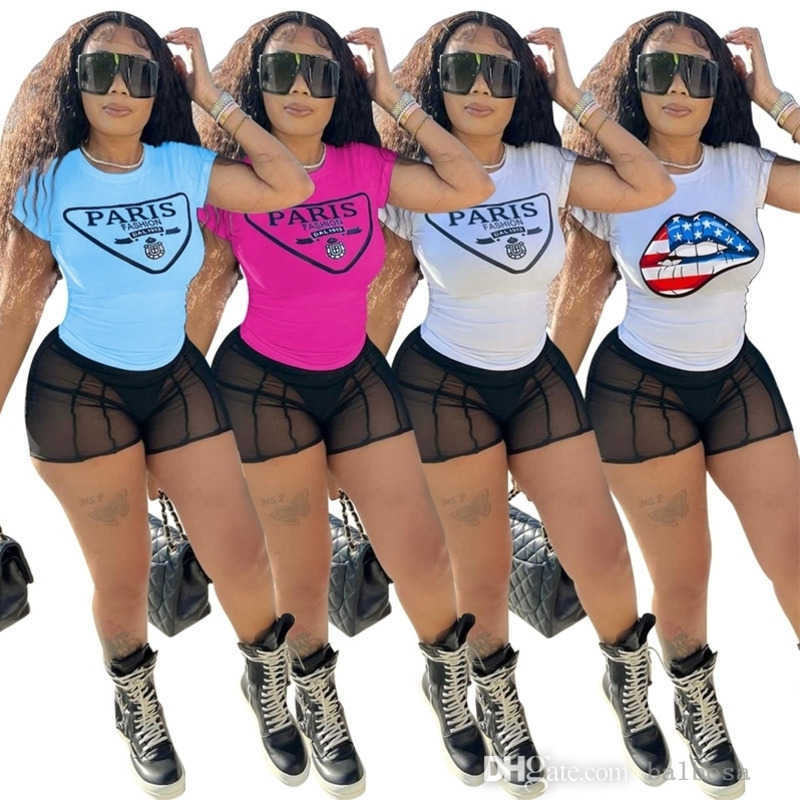Womens Tracksuits Sexy Sheer Yoga Short Pants Fashion Letter Print Short Sleeve T-shirt Mesh Perspective Shorts Two Piece Set, Lips - white
Womens Tracksuits Sexy Sheer Yoga Short Pants Fashion Letter Print Short Sleeve T-shirt Mesh Perspective Shorts Two Piece Set, Lips - white