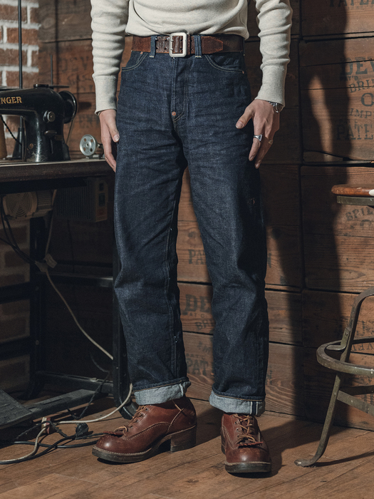 Men's Jeans Bronson 1937 808XX Men's Jeans 12 oz Japanese Original Buffet Jeans 230412, Blue
Men's Jeans Bronson 1937 808XX Men's Jeans 12 oz Japanese Original Buffet Jeans 230412, Blue