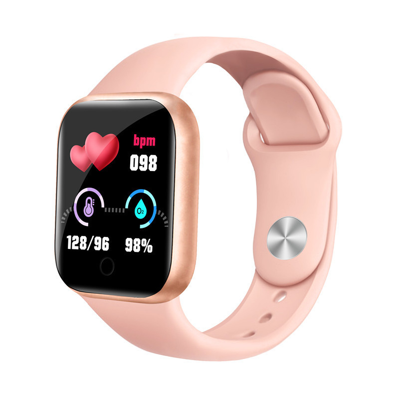 Y68 Smart Watch Color Screen Step Counting Multi Sport Mode Message Reminder Photography Music Remote Control Smart Band
