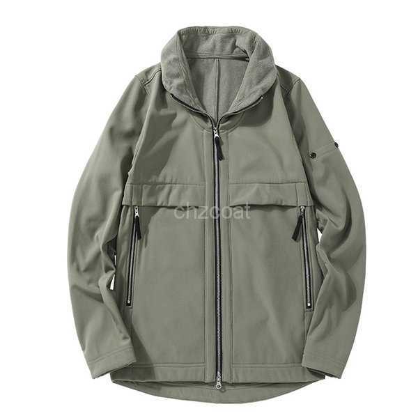 of fabric 20FW soft Waterproof shell jacket with plush in autumn and winter Fashion men's windbreaker coat 5 40U7, Black-1966
of fabric 20FW soft Waterproof shell jacket with plush in autumn and winter Fashion men's windbreaker coat 5 40U7, Black-1966