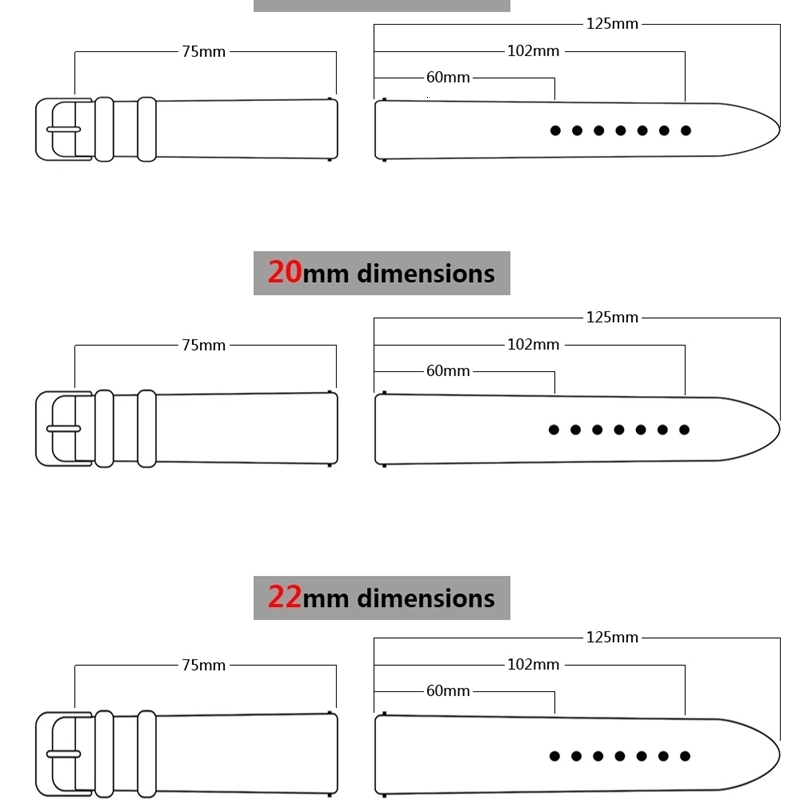 Watch Bands Premium Genuine Leather Watchband Flat Soft Casual Watch Band Wrist Strap 18mm20mm22mm Watch Bracelets 230411