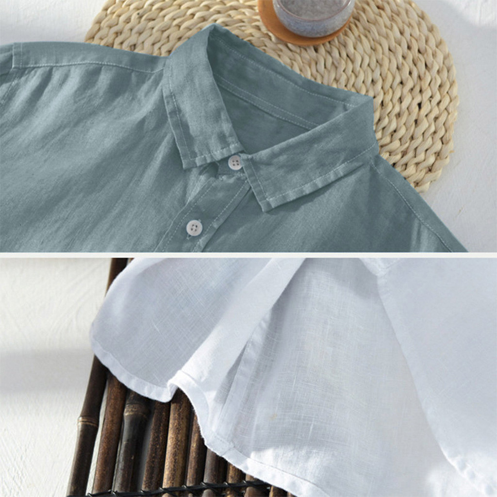 Men's Casual Shirts Men's summer long sleeved Hawaiian shirt Hawaiian cold thin breathable lapel pendant dyed gradient cotton shirt 230412