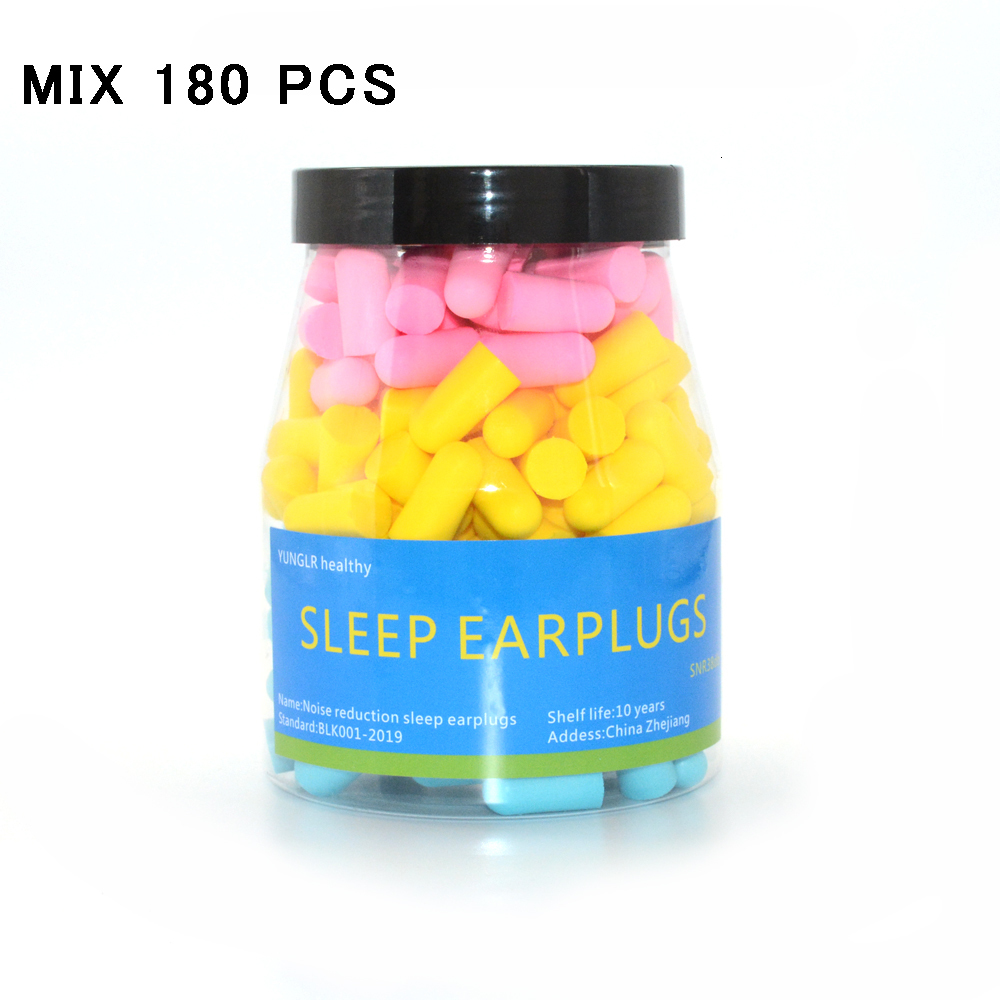 Earplugs 120180 Pcs Earplugs Sound Insulation Soft Foam For Sleeping Earplug Anti Noise Reduction Sleep Cancelling Protection Ear Plugs 230411