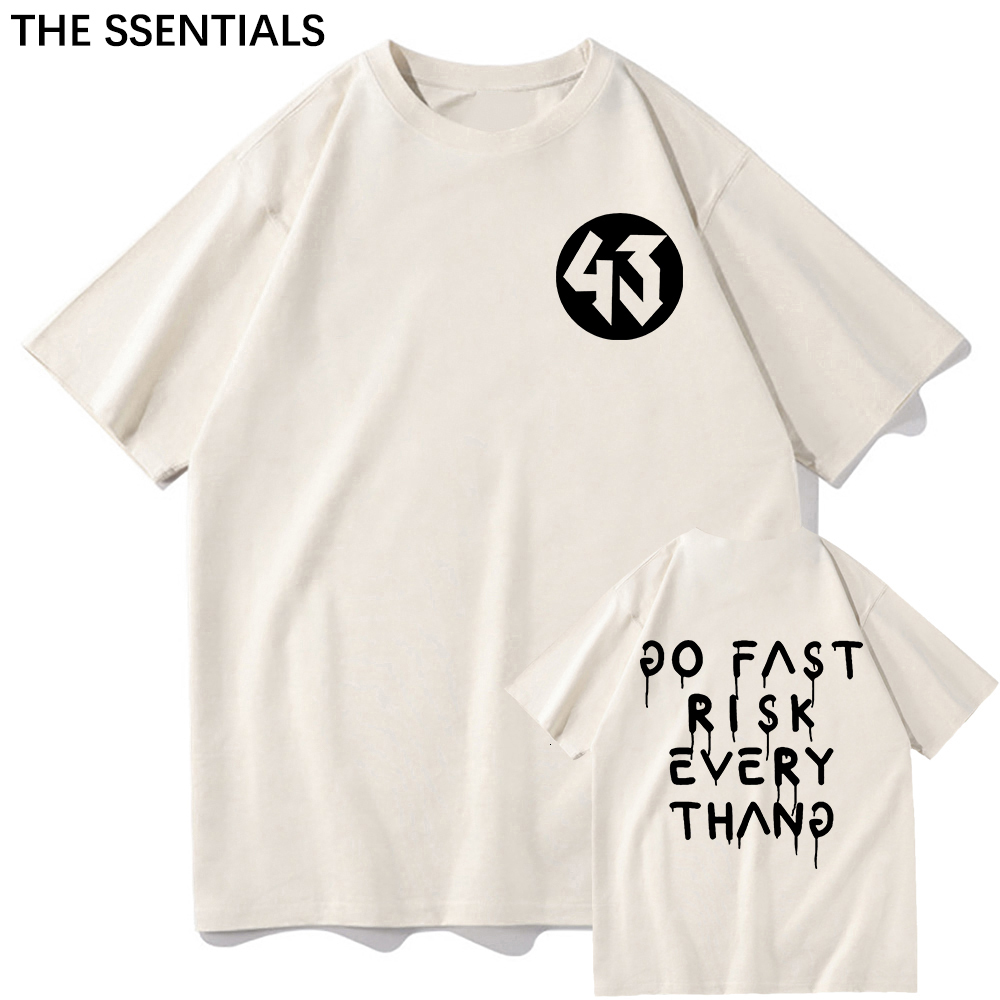 Ken Block T-Shirt Haruku Letter Print Cotton Tee