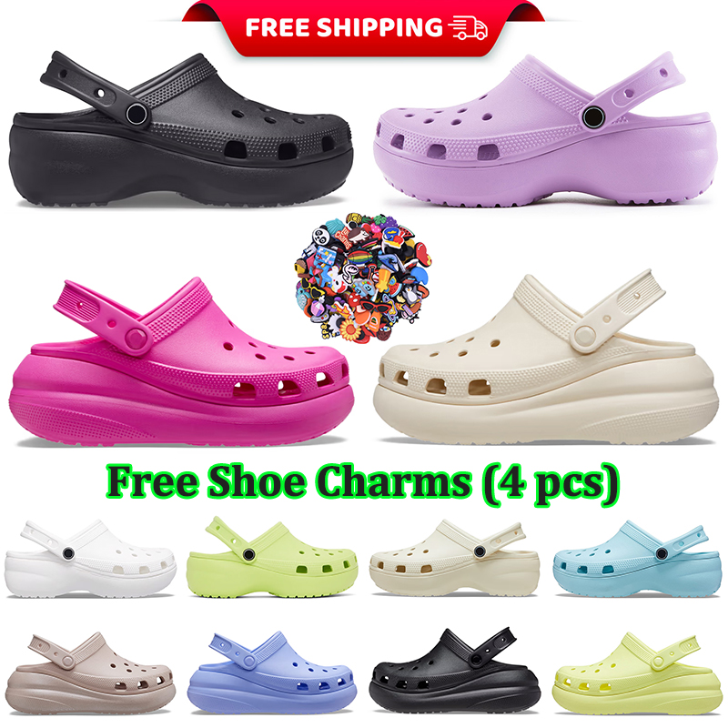 Platform Sandals Croc Classic Crush Clog Designer Slides women slippers triple black white rose red sandal beach slide shoes outdoor indoor clogs sliders slipper, Item#5
Platform Sandals Croc Classic Crush Clog Designer Slides women slippers triple black white rose red sandal beach slide shoes outdoor indoor clogs sliders slipper, Item#5