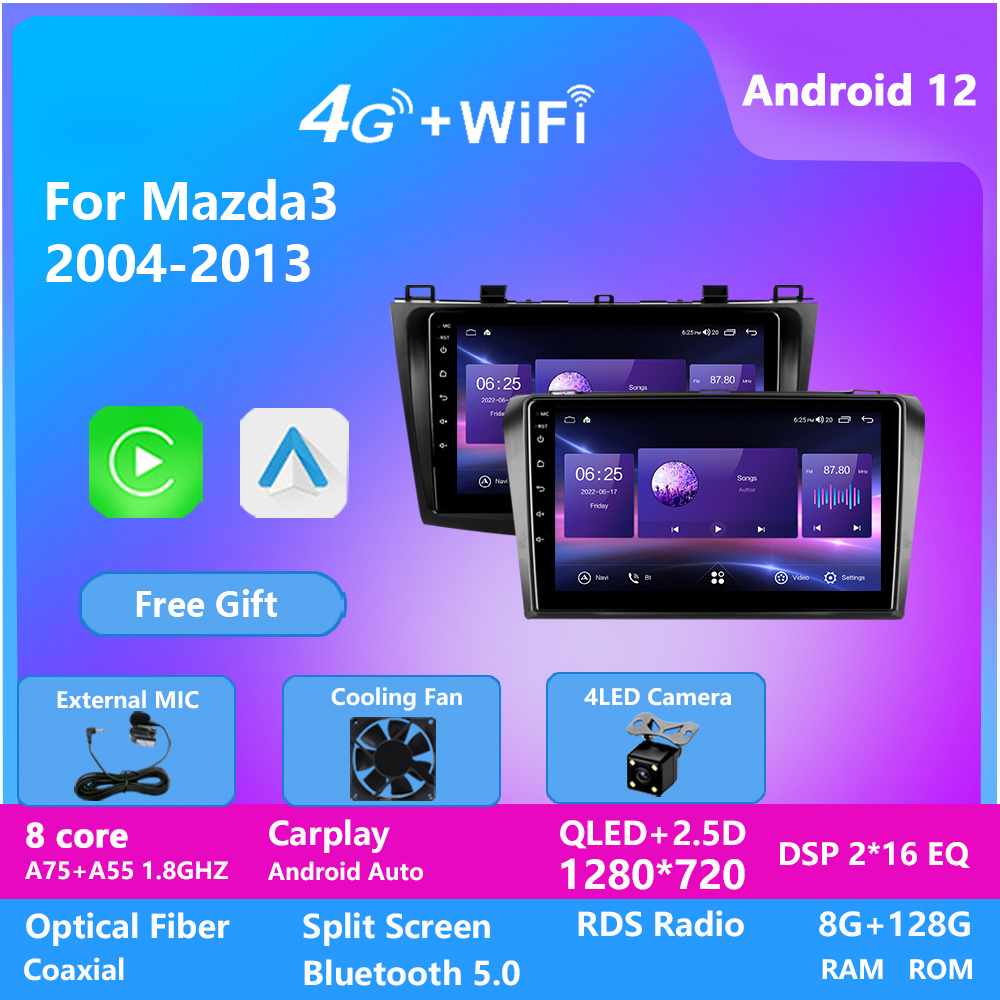 2 Din 8 Core Car DVD Video Player For MAZDA 3 2004-2009 Android Navigation With Autoradio Stereo Bluetooth WIFI Map DSP
2 Din 8 Core Car DVD Video Player For MAZDA 3 2004-2009 Android Navigation With Autoradio Stereo Bluetooth WIFI Map DSP