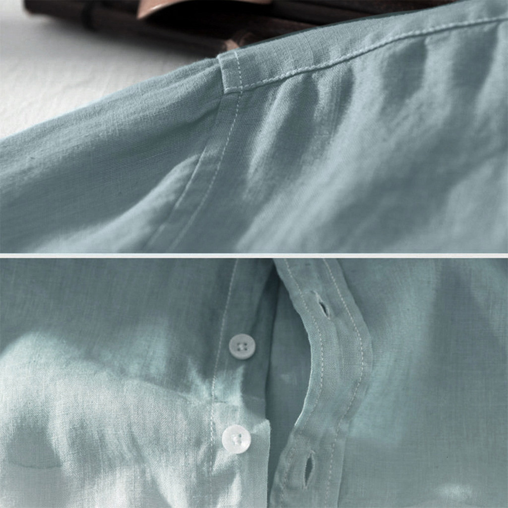 Men's Casual Shirts Men's summer long sleeved Hawaiian shirt Hawaiian cold thin breathable lapel pendant dyed gradient cotton shirt 230412