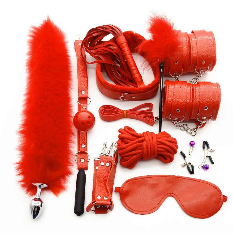 Adult Toys Games BDSM Sex Bondage Set Metal Anal Plug Tail Vibrator Exotic Accessories Shop Erotic For Couple 230411