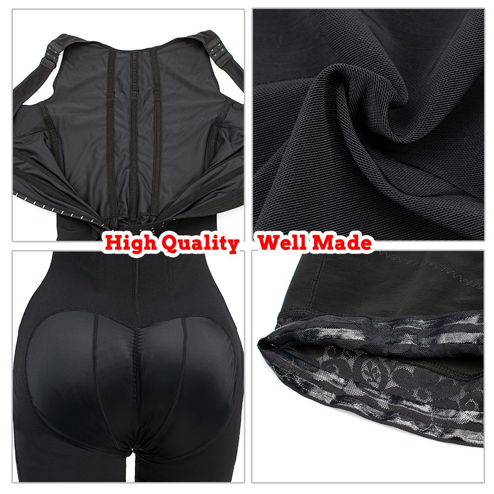 Waist Tummy Shaper Fajas Colombianas Post Liposuction Reductoras Postpartum Girdle Stage 2 BBL Tummy Tucker Full Body Sculpting Shapewear 230411