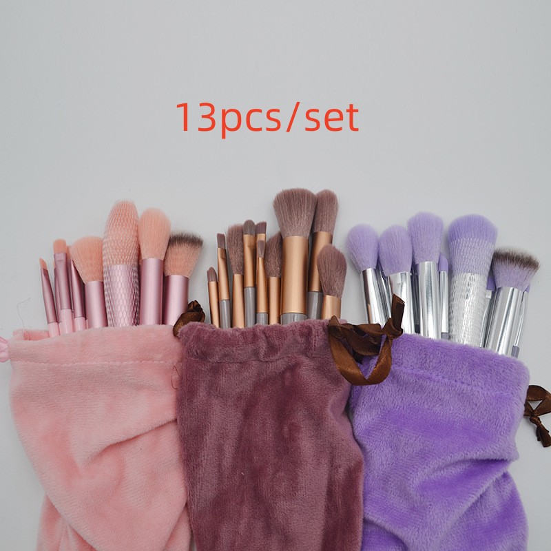 13pcs Professional Pink Makeup Brushes Set Foundation Powder Eye Shadow Make up Brushes with Gift Bag
13pcs Professional Pink Makeup Brushes Set Foundation Powder Eye Shadow Make up Brushes with Gift Bag