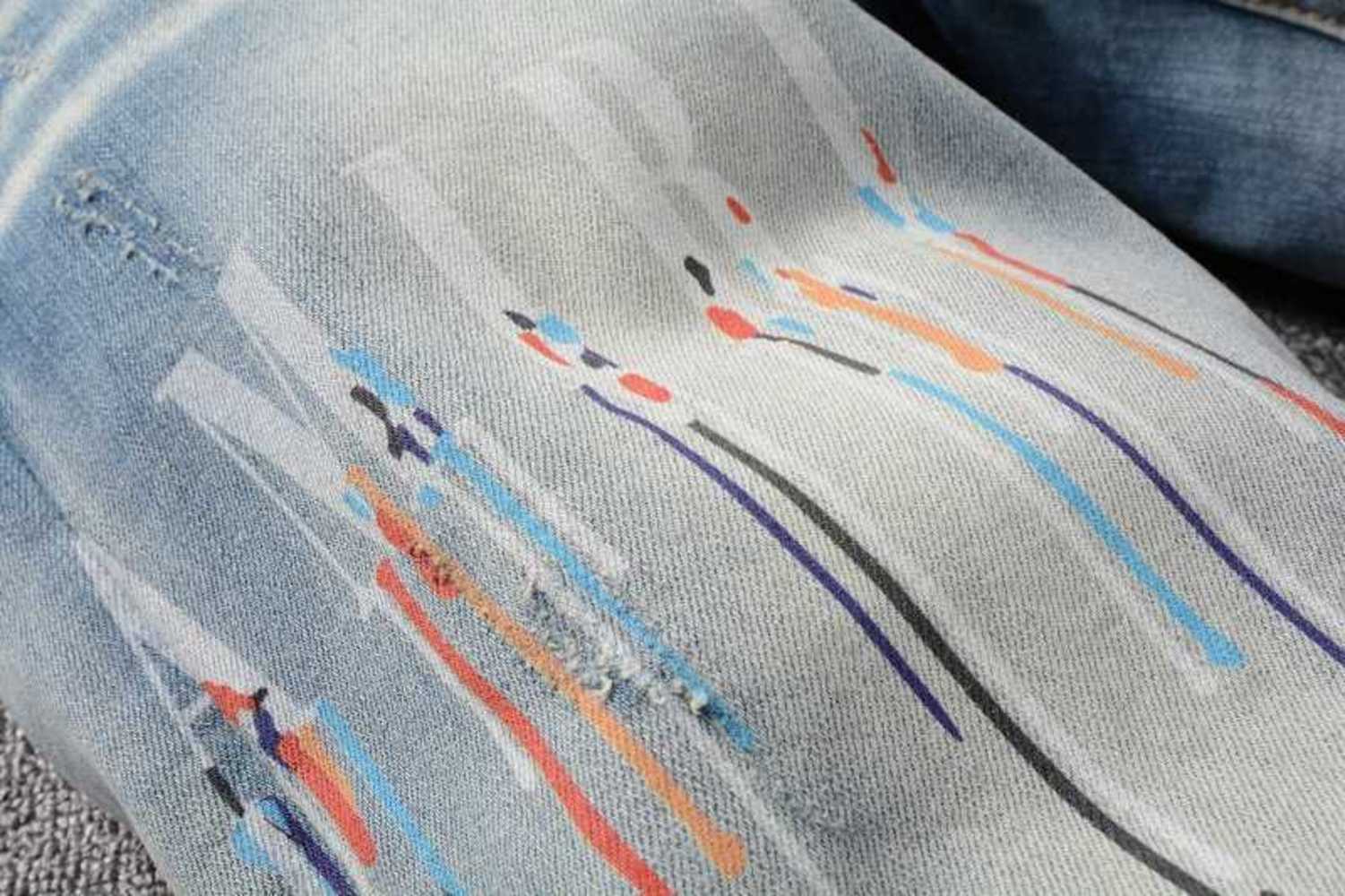 Men's Jeans Amirs Designer Fashion Pants Cool Stylish Leisure Ripped Brand Street Printed Casual Cotton Youth Tight 8GCW WWUE, Light blue
Men's Jeans Amirs Designer Fashion Pants Cool Stylish Leisure Ripped Brand Street Printed Casual Cotton Youth Tight 8GCW WWUE, Light blue