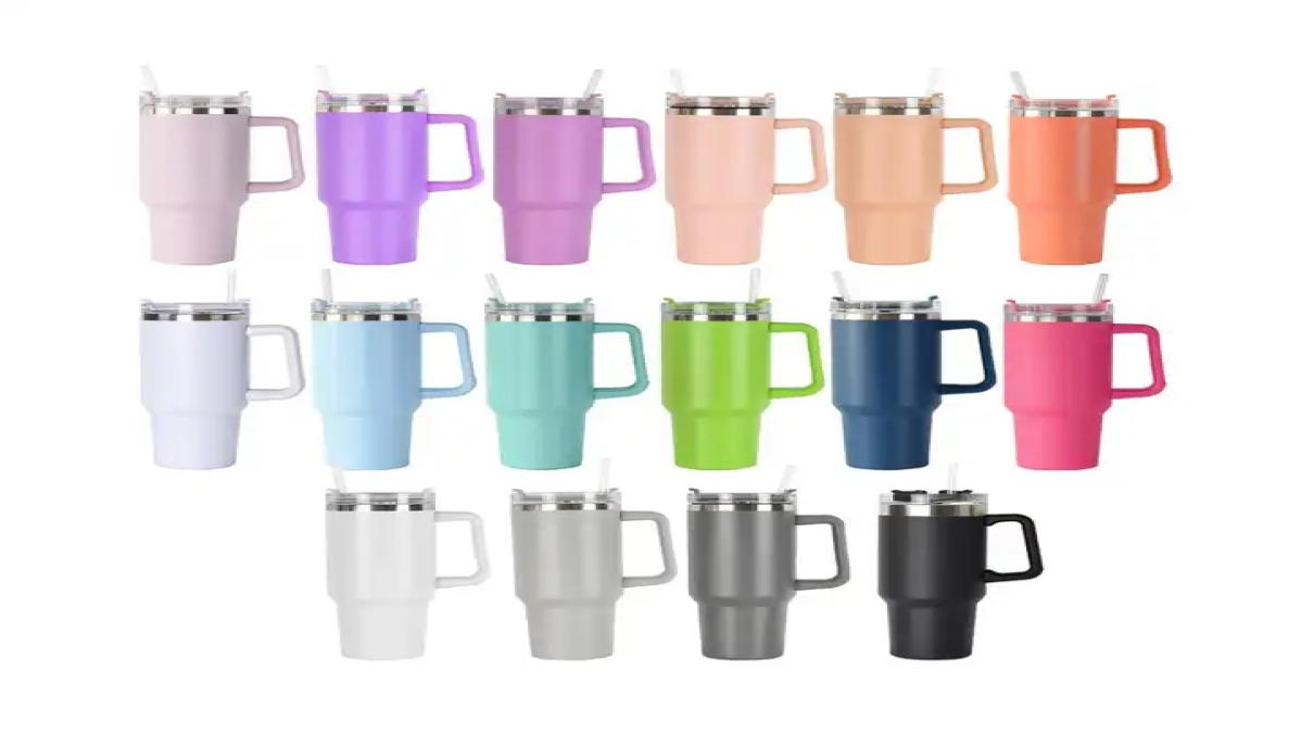 40oz stainless steel tumbler with handle lid straw large capacity beer mug water bottle outdoor camping cup vacuum insulated drink2376846, White
40oz stainless steel tumbler with handle lid straw large capacity beer mug water bottle outdoor camping cup vacuum insulated drink2376846, White