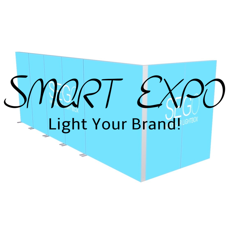 Seg Signage Frames Double Sided Backlit Advertising Display Stands for Sales Event