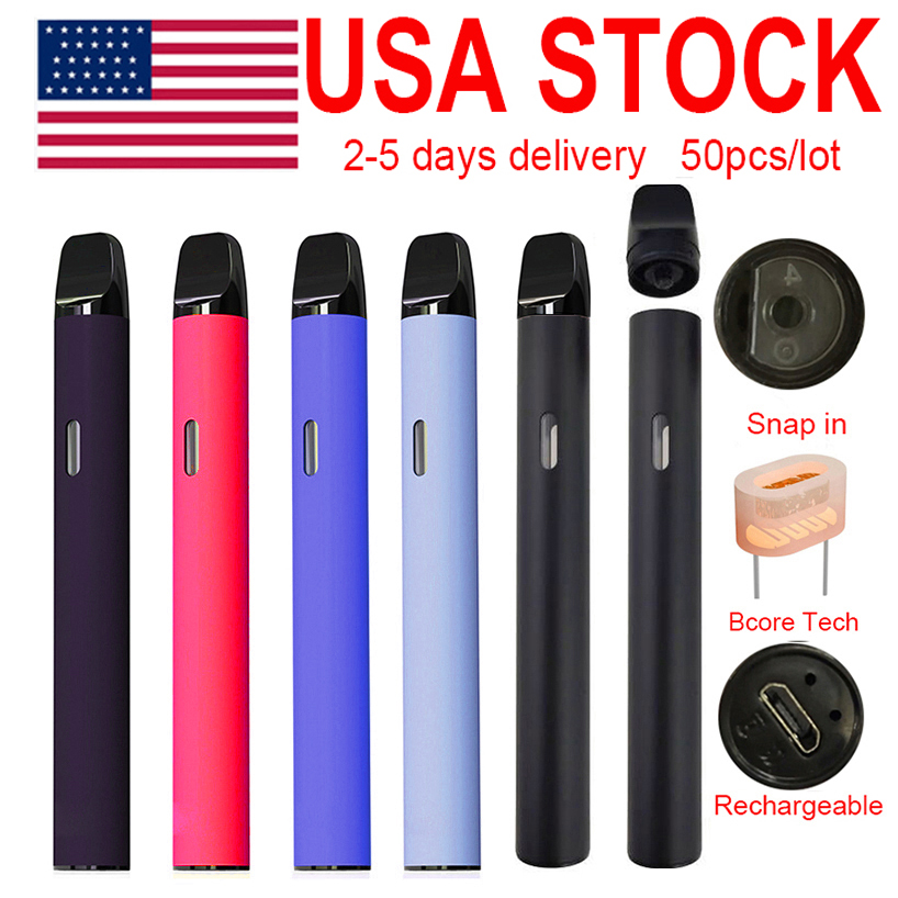 USA STOCK Disposable Vape Pen 2ml E-cigarette Customized Carts Thick Oil Snap in Pod Rechargeable 350mah Battery Empty Ceramic Coil Vaporizer Sample Black Round Pens
USA STOCK Disposable Vape Pen 2ml E-cigarette Customized Carts Thick Oil Snap in Pod Rechargeable 350mah Battery Empty Ceramic Coil Vaporizer Sample Black Round Pens