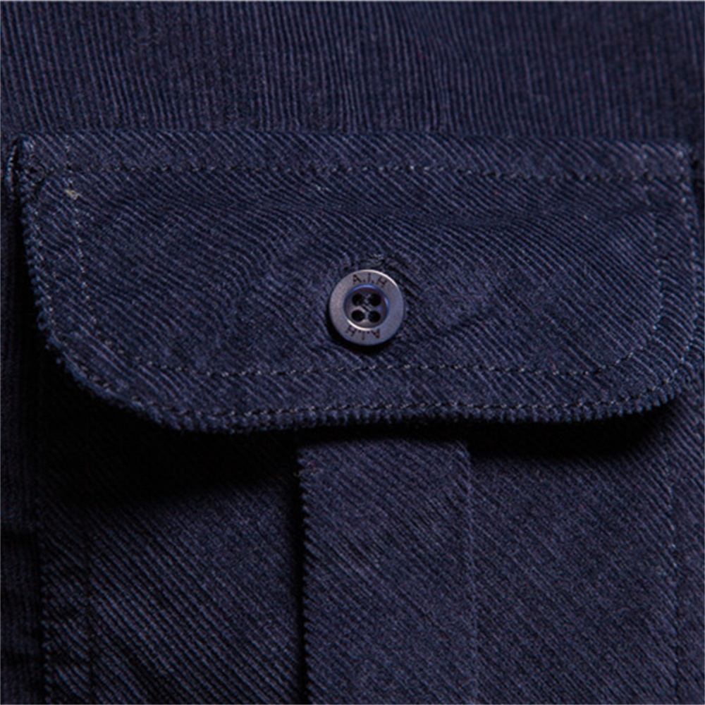 Men's Casual Shirts Single Chest 100% Cotton Men's Business Shirt Casual Fashion Solid Color Denim Men's Shirt Autumn Ultra Thin Men�