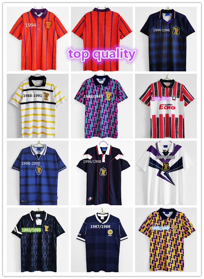 Scotland retro soccer jerseys 1987 1988 1989 1990 1991 1992 1993 1998 1999 2000 87 88 89 90 91 92 93 94 95 96 97 98 99 McCoist Bowman McLeish adult man jersey football shirt