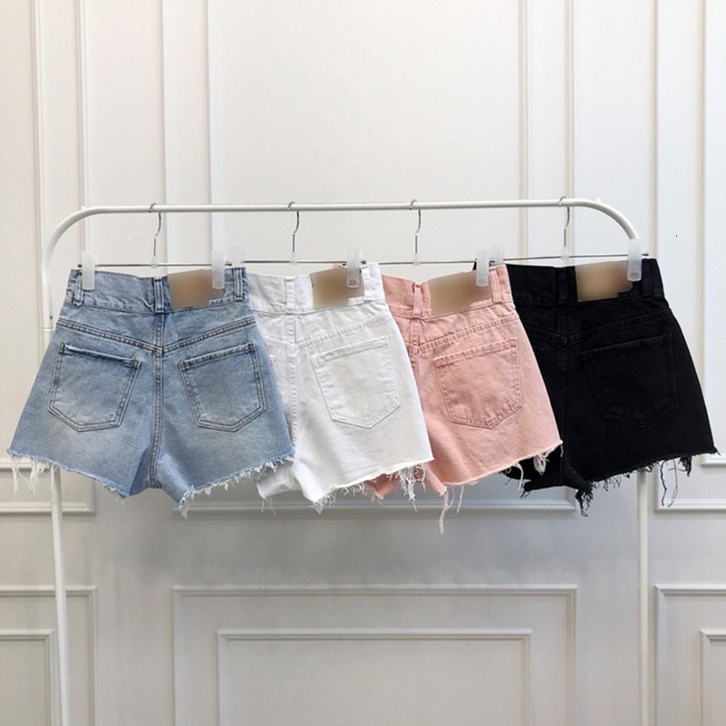 Women's Shorts Streetwear Stylish Sexy Shorts Girls Retro Tear Jeans Shorts Women's High Waist Denim Shorts Women's Summer Fashion Casu
