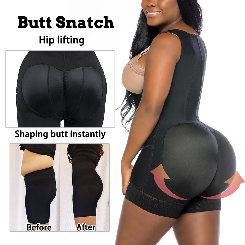 Waist Tummy Shaper Fajas Colombianas Post Liposuction Reductoras Postpartum Girdle Stage 2 BBL Tummy Tucker Full Body Sculpting Shapewear 230411