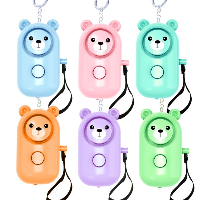 ABS Bear Self Defense Keychains Personal Alarm Keychain Personalize LED Flashlight Keyrings Safety Security Alert Device Key Chain for Women Men Kids Elderly
ABS Bear Self Defense Keychains Personal Alarm Keychain Personalize LED Flashlight Keyrings Safety Security Alert Device Key Chain for Women Men Kids Elderly