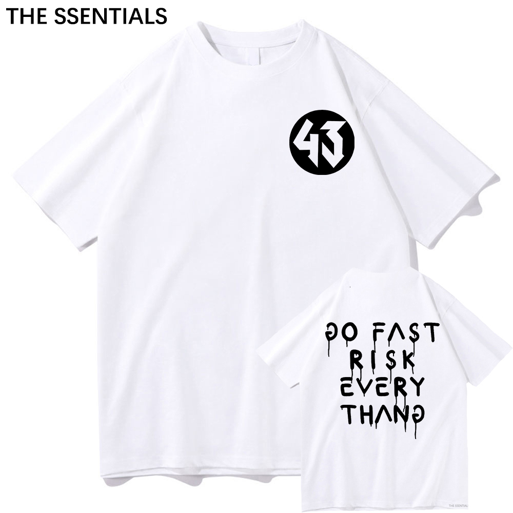 Ken Block T-Shirt Haruku Letter Print Cotton Tee