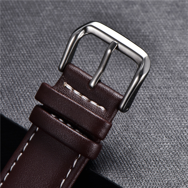 Watch Bands Business Soft Watchband Genuine Leather Strap Calfskin Men Women Watch Band Watch Accessories Bracelet 16mm 18mm 20mm 22mm 24mm 230411