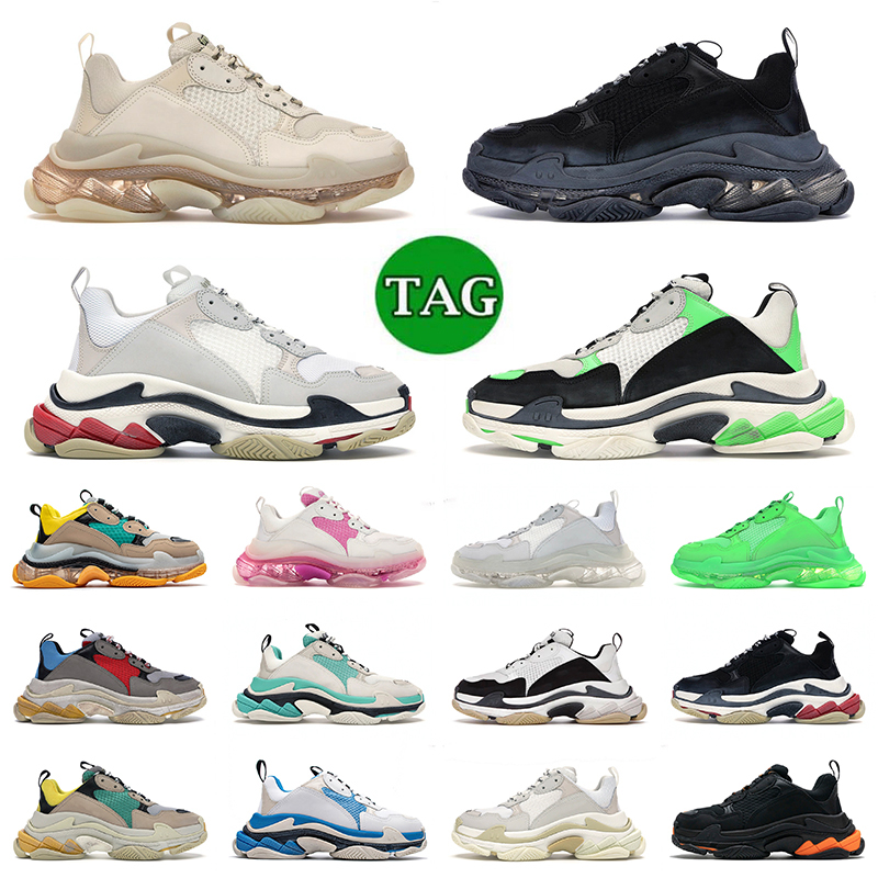balenciagas Triple S Designer Shoes Triple-S For Men Women Trainers 17FW Paris Old Dad Granpa Clear Sole Crystal Bottom Vintage Triples Sneakers dhgates Shoe EUR 36-45, B36 ghost green 39-46 
balenciagas Triple S Designer Shoes Triple-S For Men Women Trainers 17FW Paris Old Dad Granpa Clear Sole Crystal Bottom Vintage Triples Sneakers dhgates Shoe EUR 36-45, B36 ghost green 39-46
