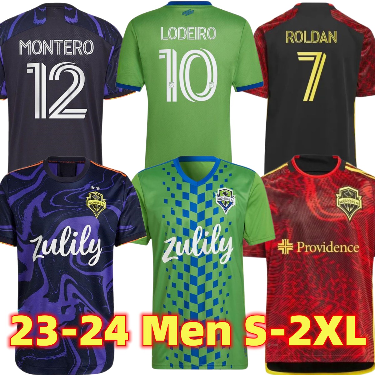 MLS Seattle Sounders FC 23 24 soccer jerseys Player Roldan Ruidiaz Lodeiro Montero MORRIS camisetas de futbol ADENIRAN ROWE 2023 2024 Home Away Men football shirts
MLS Seattle Sounders FC 23 24 soccer jerseys Player Roldan Ruidiaz Lodeiro Montero MORRIS camisetas de futbol ADENIRAN ROWE 2023 2024 Home Away Men football shirts