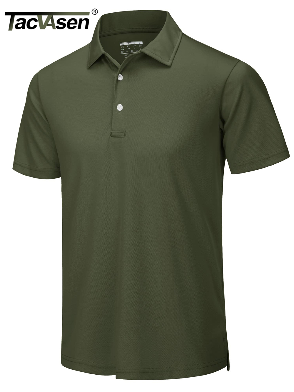 Men's Polos TACVASEN Summer Casual T-shirt Men's Short Sleeve Button Down Work Shirt Quick Dry T-shirt Sports Fishing Golf Pulley 230412