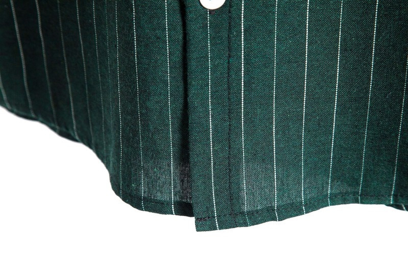 Men's Casual Shirts Men's Summer Men's Casual Stripe Short Sleeve Shirt Camisas Para Hombre 230412