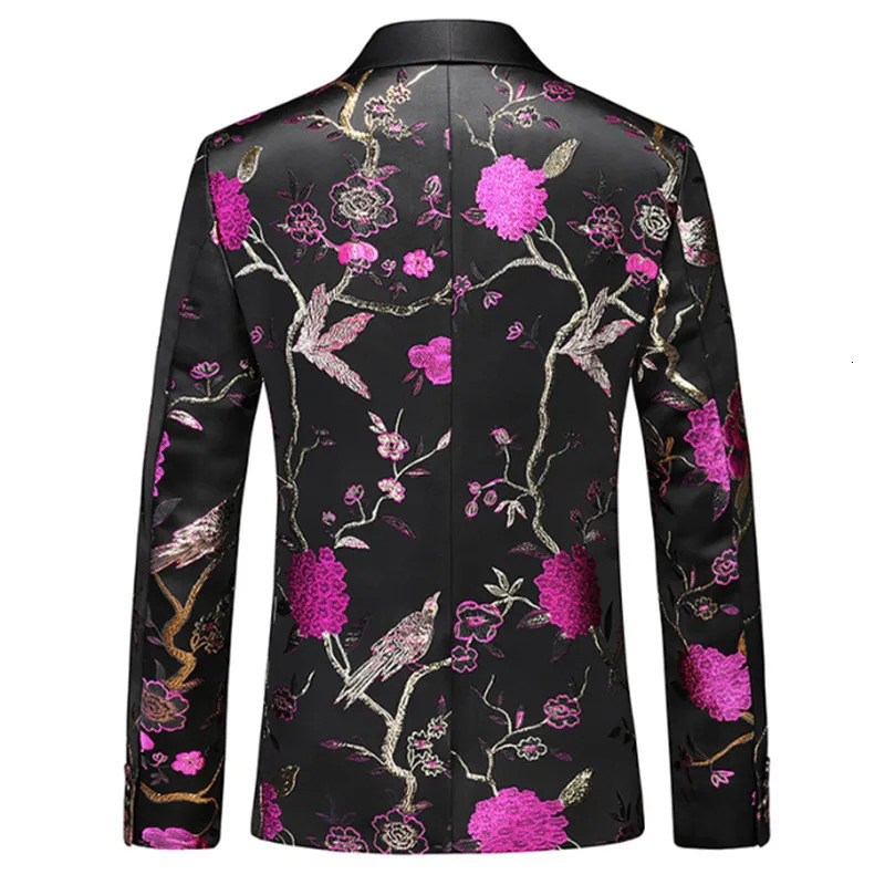 Men's Suits Blazers England Style Tuxedo Formal Men's Suit Jackets Blazers Pants Sets Singer Host Concert Male Stage Outfits Wedding Party D