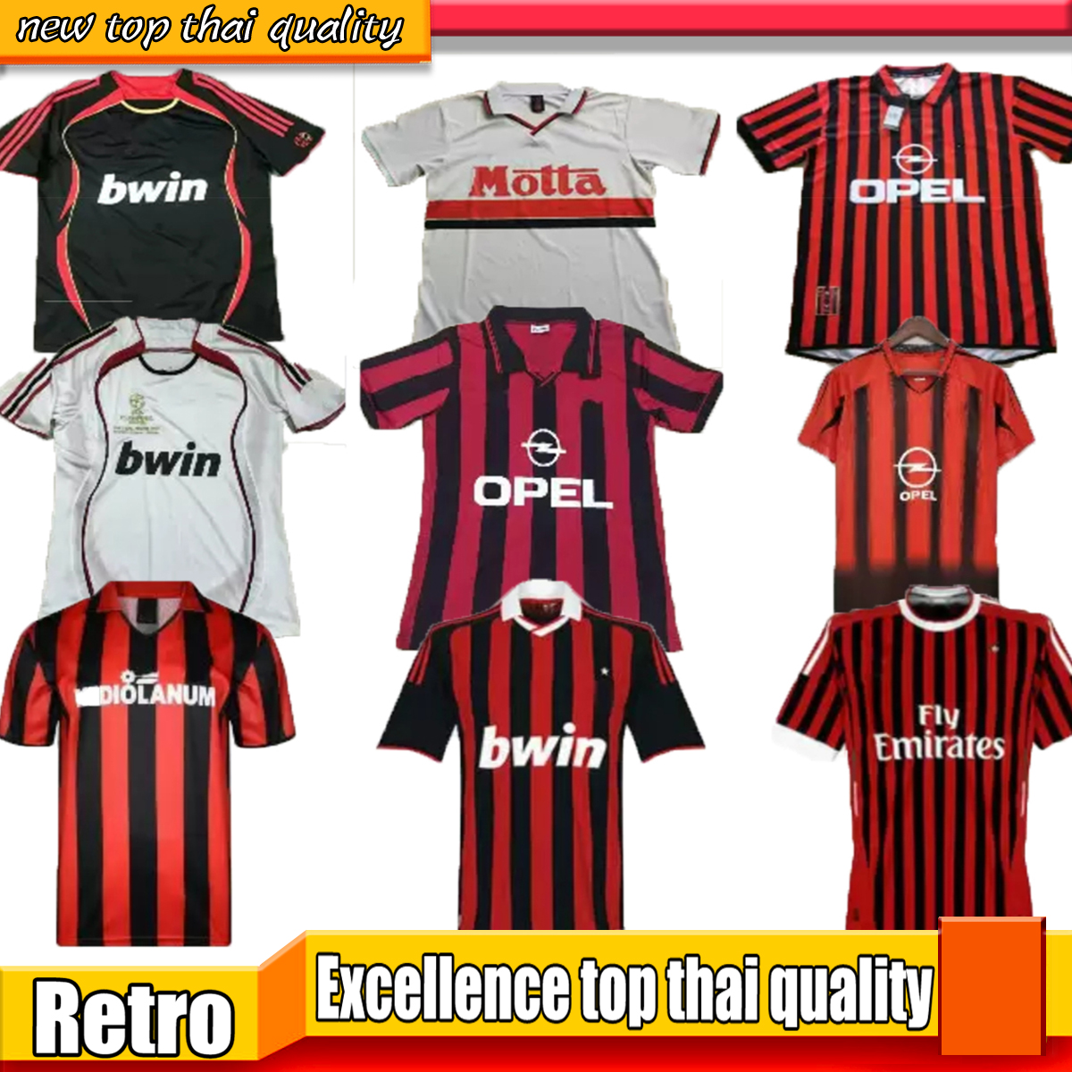 14 15 Retro Gullit RONALDO SOCCER JERSEYS 88 99 91 92 95 03 05 maillots de football home red away white football shirt KAKA Inzaghi AC 06 07 MILAN 10 SHEVCHENKO Ronaldinho, 08
14 15 Retro Gullit RONALDO SOCCER JERSEYS 88 99 91 92 95 03 05 maillots de football home red away white football shirt KAKA Inzaghi AC 06 07 MILAN 10 SHEVCHENKO Ronaldinho, 08