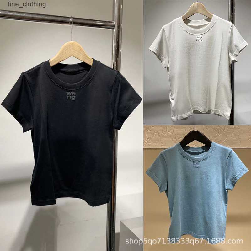 AW Dawangjia 23 New wonmen t shirt Round Neck Solid Color Versatile Top Letter Printing Sleeve Cotton Versatile T-shirt Women' wang Fashion, White4
AW Dawangjia 23 New wonmen t shirt Round Neck Solid Color Versatile Top Letter Printing Sleeve Cotton Versatile T-shirt Women' wang Fashion, White4