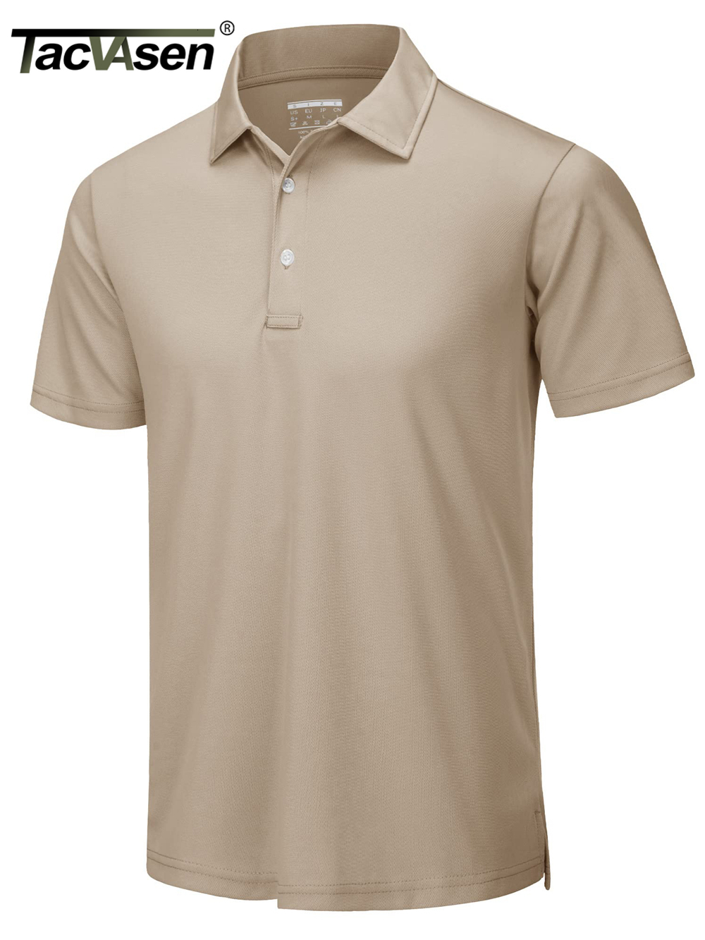 Men's Polos TACVASEN Summer Casual T-shirt Men's Short Sleeve Button Down Work Shirt Quick Dry T-shirt Sports Fishing Golf Pulley 230412