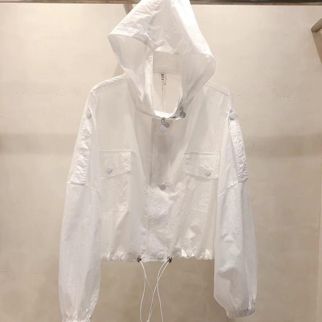 Women's Jackets Summer Women Hooded Beach UV Jacket Female Long Sleeve Sun Protection Clothing Ladies Pink Sunscreen Casual Top 230417