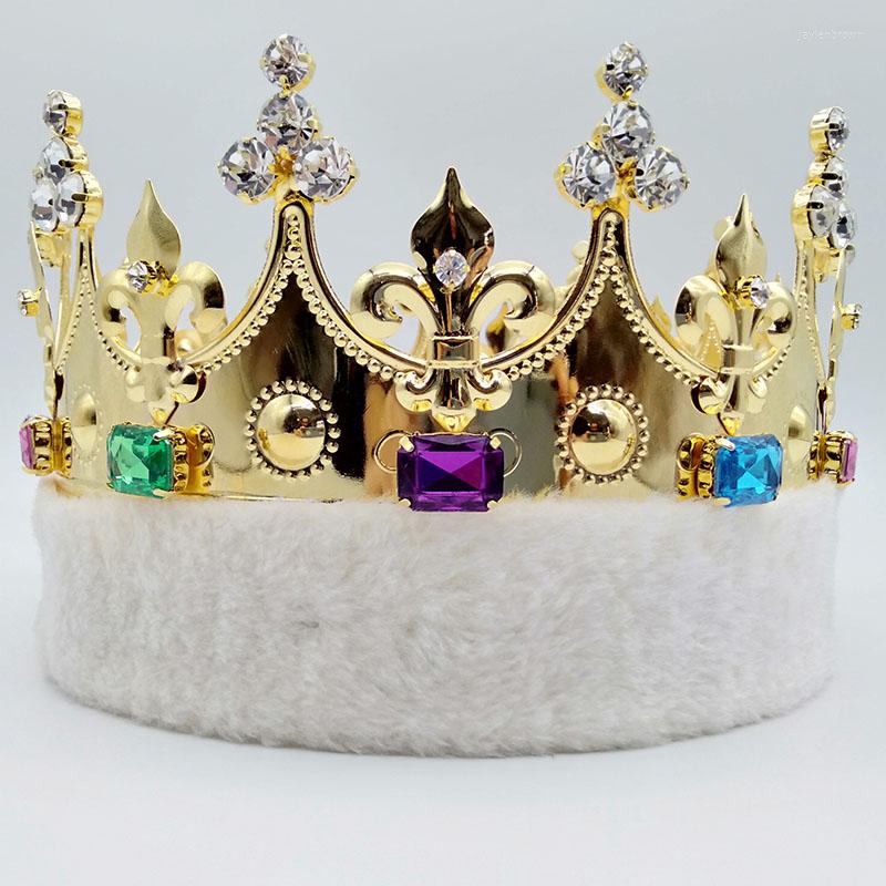 Headpieces Wholesale King Prince Gold Tiaras Crowns For Men Headwear Rhinestone Pageant Party Crown
Headpieces Wholesale King Prince Gold Tiaras Crowns For Men Headwear Rhinestone Pageant Party Crown