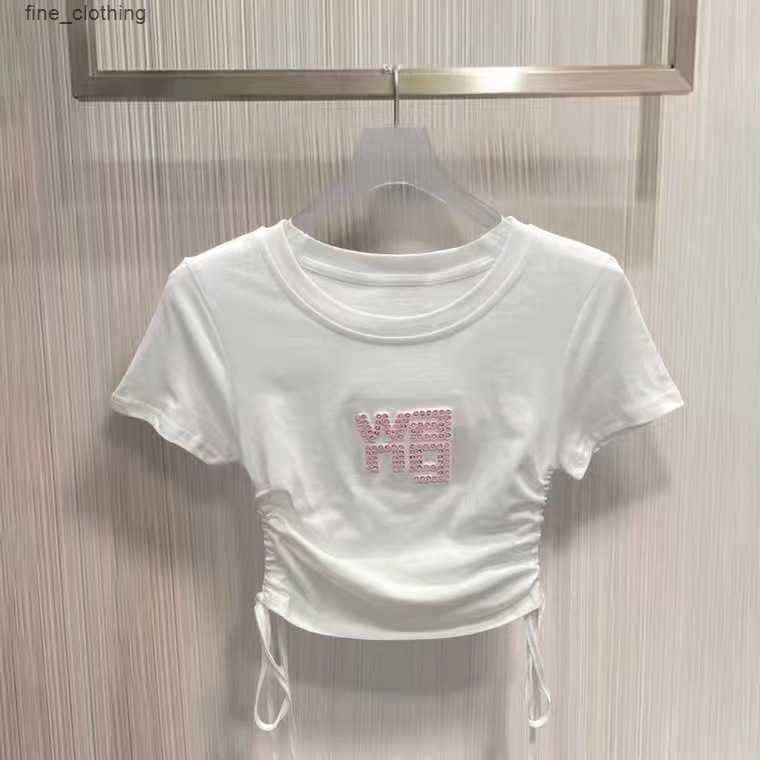 Aw Big Wang Family Letter Drawstring Small Short Sleeve T-shirt Women' 2023 Spring Summer New Sexy Open Umbilical Short Top, Pink2
Aw Big Wang Family Letter Drawstring Small Short Sleeve T-shirt Women' 2023 Spring Summer New Sexy Open Umbilical Short Top, Pink2