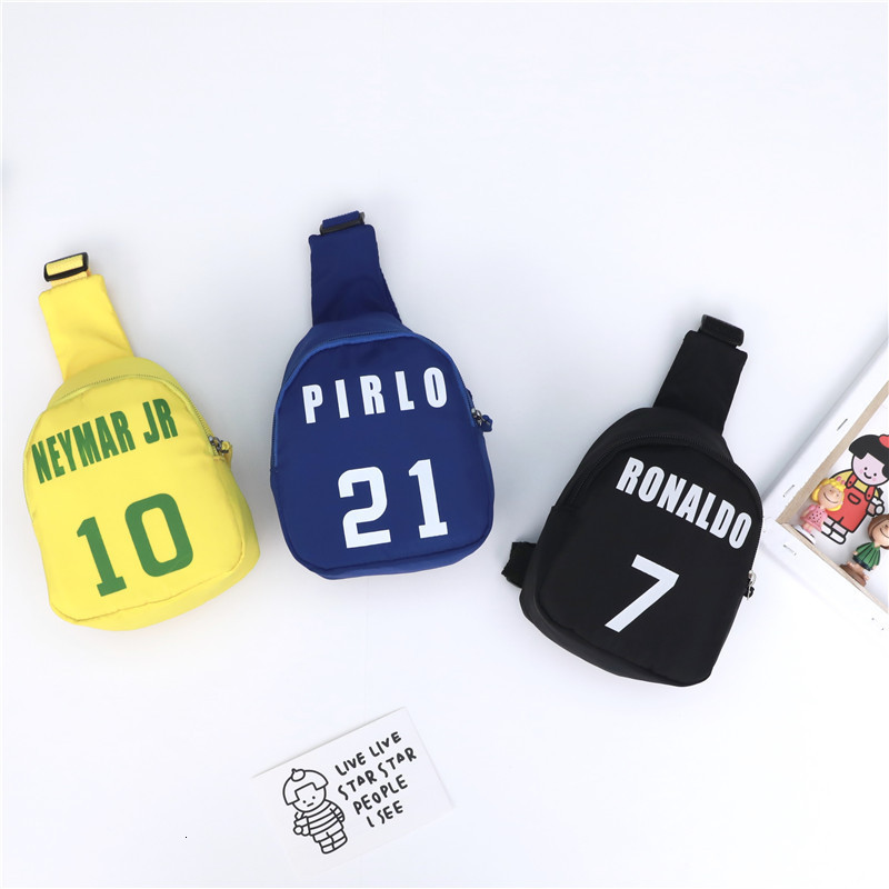 Backpacks Bags For Kids Fashion Letters Girls Chest Bag Sports Casual Boy Shoulder Messenger Packet Trend Fanny Pack 230412