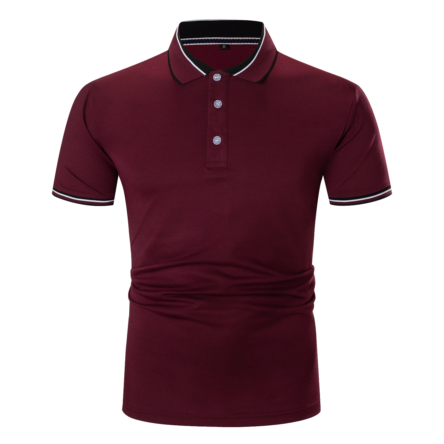 Men's Polos FREDD MARSHALL Summer Regular Polo Shirt Men's Casual Solid Short Sleeve Contrast Decoration Fashion Polo Top 793 230412