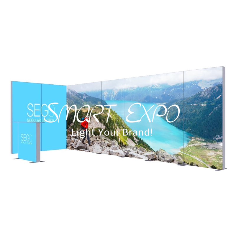 Seg Signage Frames Double Sided Backlit Advertising Display Stands for Sales Event