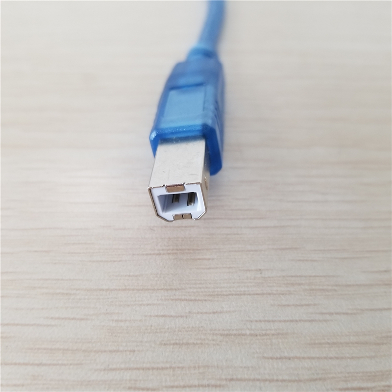 30cm Short USB 2.0 Connectors Type B Male to A Female ( BM to AF ) Printer Port Adapter Converter Data Cable Cord Blue