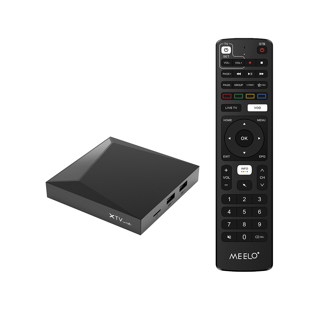XTV AIR WITH BT REMOTE TV BOX 4K 4K Player Android 11 2GB RAM 16GB ROM 5G Dual WiFi Set Top Box
XTV AIR WITH BT REMOTE TV BOX 4K 4K Player Android 11 2GB RAM 16GB ROM 5G Dual WiFi Set Top Box