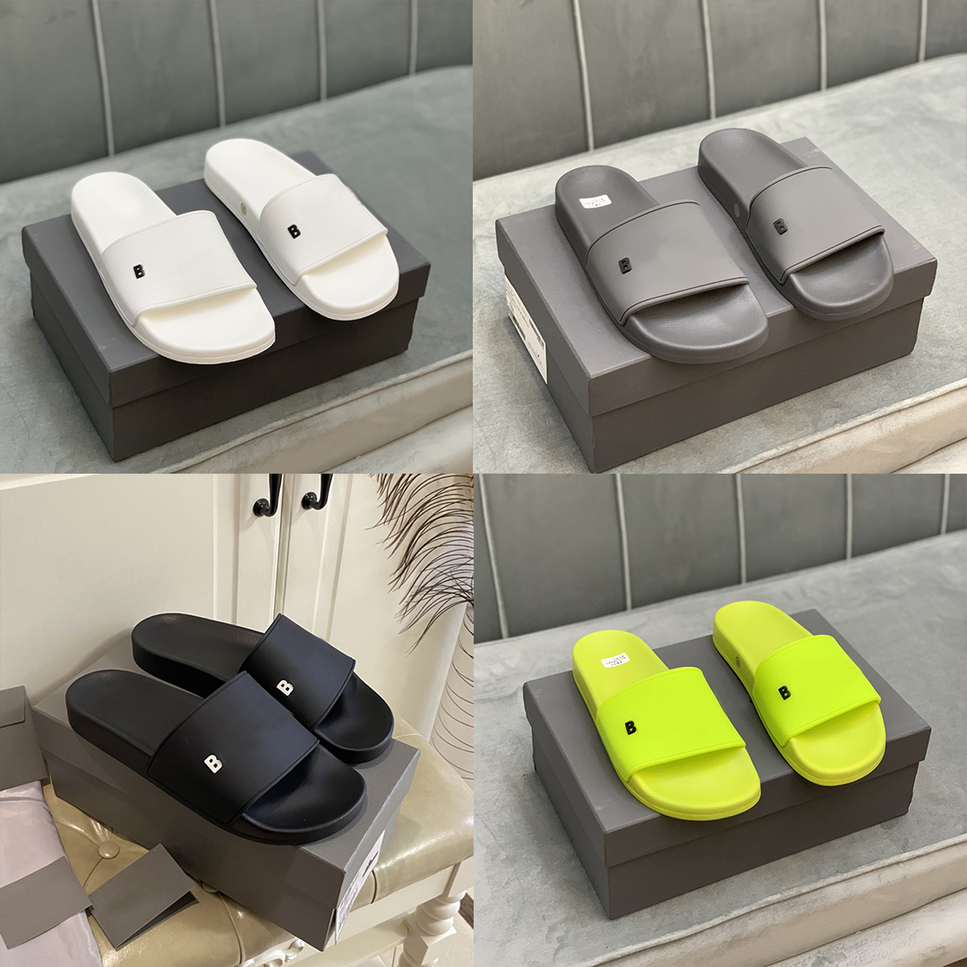 Designer Slipper Sliders Paris Slides Men Women Sandals Cool Grey Beige Blue Soft Slipper Fashion Beach Shoes Rubber Flat Sandal WITH ORIGINAL BOX
Designer Slipper Sliders Paris Slides Men Women Sandals Cool Grey Beige Blue Soft Slipper Fashion Beach Shoes Rubber Flat Sandal WITH ORIGINAL BOX