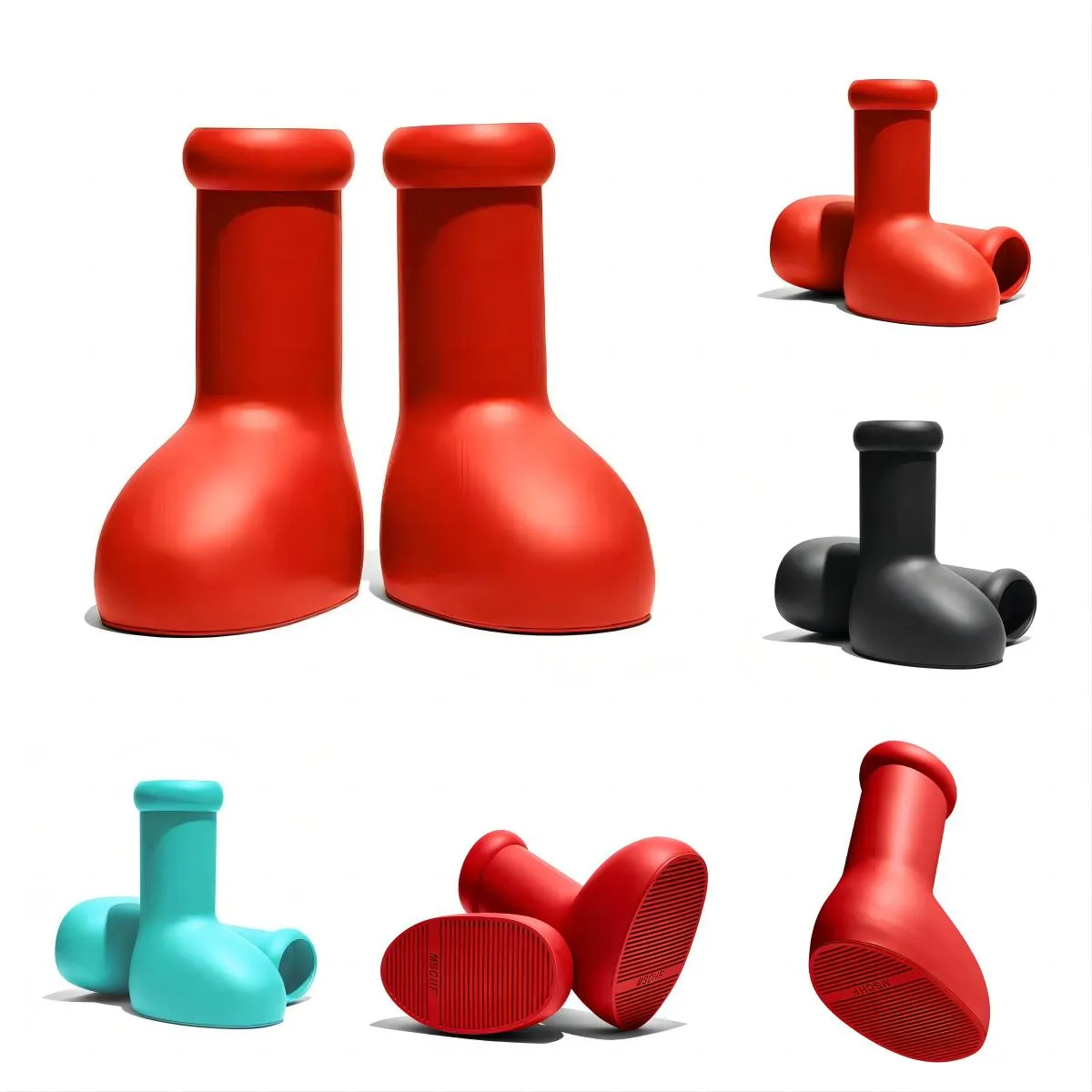 MSCHF Big Red Boots 2023 Astro Boy and Girls Boots Cartoon Rain Boot Thick Bottom Non-Slip Booties Rubber Platform Bootie Fashion Size 35 -48 with Box
MSCHF Big Red Boots 2023 Astro Boy and Girls Boots Cartoon Rain Boot Thick Bottom Non-Slip Booties Rubber Platform Bootie Fashion Size 35 -48 with Box