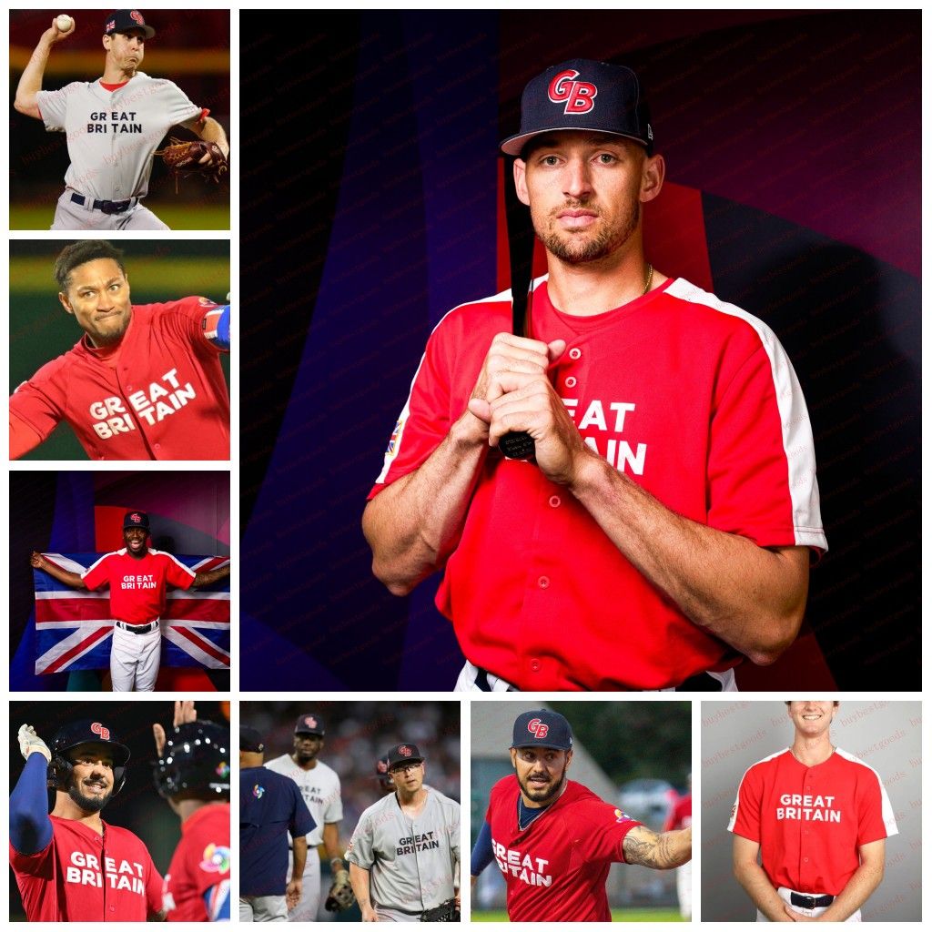 2023 Great Britain Baseball Jersey Trayce Thompson Matt Koperniak Chavez Young Alex Crosby Justin Wylie Nick Ward Donovan Benoit Alex Webb Stitched, Red
2023 Great Britain Baseball Jersey Trayce Thompson Matt Koperniak Chavez Young Alex Crosby Justin Wylie Nick Ward Donovan Benoit Alex Webb Stitched, Red