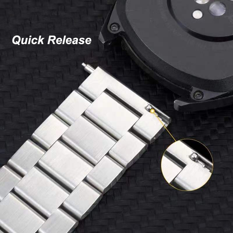 Watch Bands 141618202224mm Band For Huawei Pro 4m Stainless Steel Bracelet For Galaxy Watch 5 40 For Amazfit Bip Strap 230411