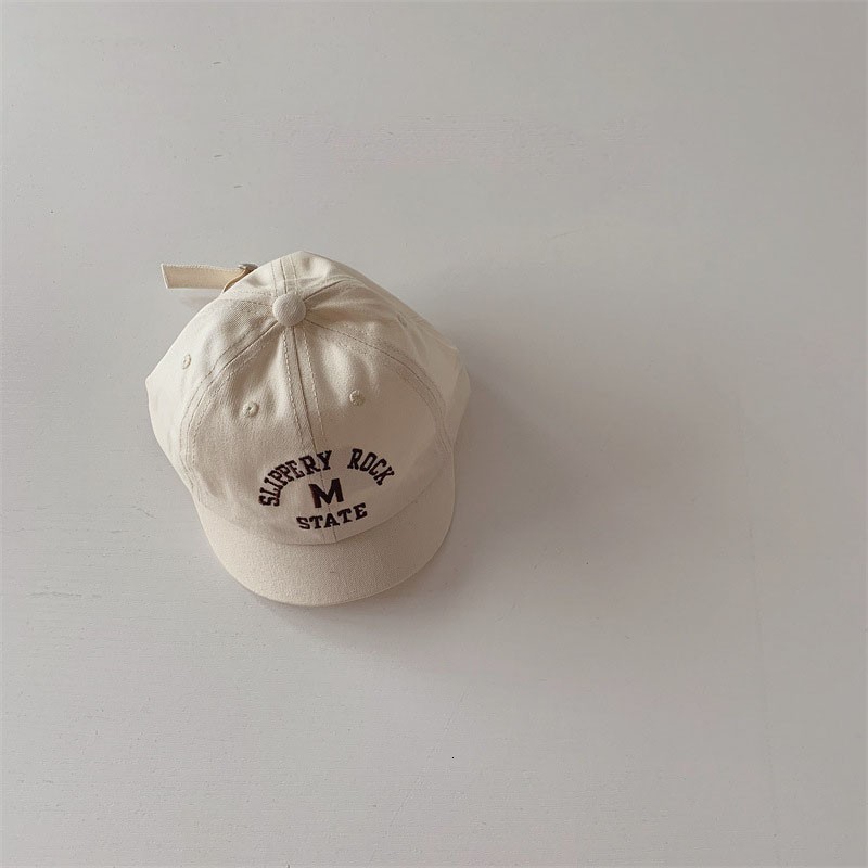 Caps Hats Casual Letter Cap Baby Simple Classic ed Boys Cool Embroidery Baseball Hat Girl Adjustable Short Brimmed 230412